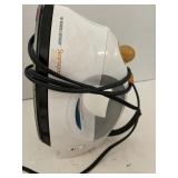 Black & Decker steam iron.