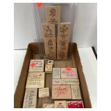 Lot of stamping stamps / rubber stamps. Incl  -