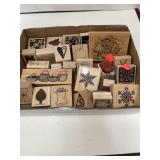 Lot of stamping stamps / rubber stamps. Incl  -