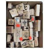 Lot of stamping stamps / rubber stamps. Incl  -