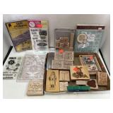 Lot of stamping stamps / rubber stamps. Incl  -