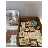 Lot of stamping stamps / rubber stamps. Incl  -