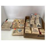 Lot of stamping stamps / rubber stamps. Incl  -