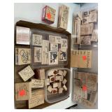 Lot of stamping stamps / rubber stamps. Incl  -