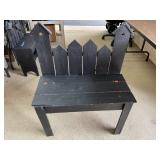 Wood Decorative Bench (app 2.5 ft Tall)