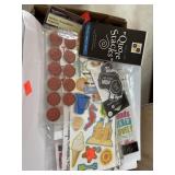 Group Lot Scrapbook Supplies, Stickers, etc