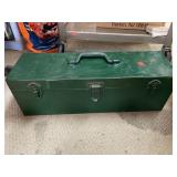 Vintage Metal Toolbox & Tools