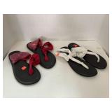 2 Pairs - Sanuk Sandals (Size 10)