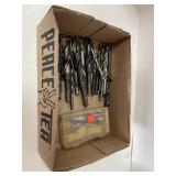 Group Lot Vintage Drill Bits