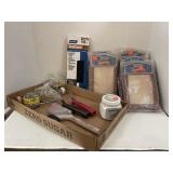 Group Lot Paint Supplies, Wood Decor, etc