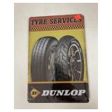 Vntg-Looking Metal Sign (12x8in)