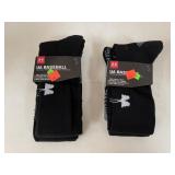 2 Pair - Under Armour Baseball Socks
