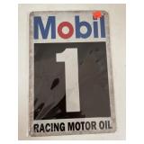 Vntg-Looking Metal Sign (12x8in)