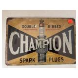 Vntg-Looking Metal Sign (12x8in)