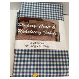 Fabric for drapes, crafts, upholstery. 3- 2yd