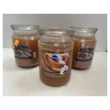 3 - 20 oz jar candles.