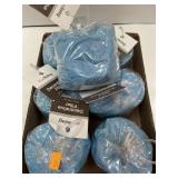 7 pkgs blue sand decorative filler. 25oz ea.