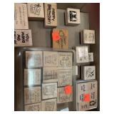 Lot of "Stampin up" stamps
