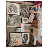 Lot of stamps- some Northwoods rubber stamps
