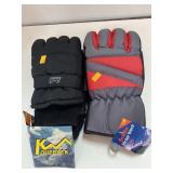 2 New Pair Winter Gloves