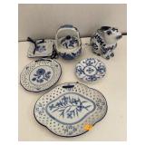 Decorative Blue Ceramic Dishes