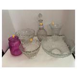 6 Pieces of Glassware