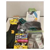 Miscellaneous Household Lot.  Gloves, Ant Killer.