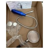 Inspection mirror & pick up tool set. Magnifying