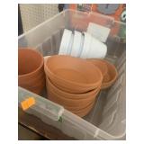 Tote with Flower Pots