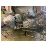 2  Carts wCraft Items & Misc - carts not Included