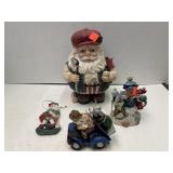 Christmas golf theme items.