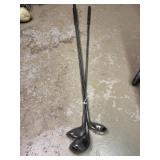 Lot of 3 golf clubs.