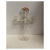 Rustic Metal Cross (app 1.5ft Tall)