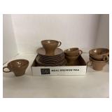 Plastic Dish Set (Teacups, Plates)