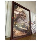 Beautiful Framed Painting (app 30x25in)