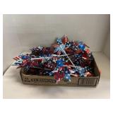 Group Lot America Themed Pinwheels