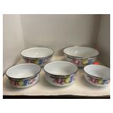 5 ct. - Metal Nesting Serving Bowls