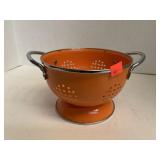 Vintage Orange Colander