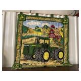 John Deere Cloth Banner/Sign (app 32x29in)