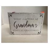 Wood Sign Decor (app 10x8in)