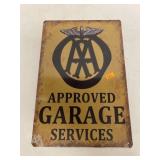 Vintage-Looking Metal Repo Sign (12x8in)
