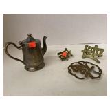 4 ct. - Teapot & Decor