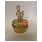 Vintage Glass Poodle Decor