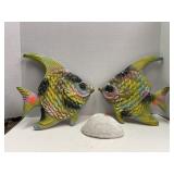 2 ct. Decorative Rainbow Fish & Seashell