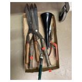 Lot of Garden Tools & Clippers