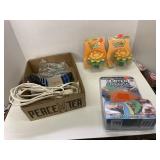 Lot of Sponges, Extension Cord, & more
