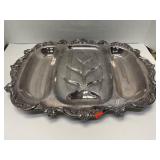 Ornate Silver Plate Tray