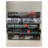 5 ct. of Clive Cussler Novels