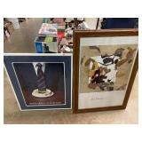 2 ct. of Framed Artwork - approx. 29 in. x 41 in.