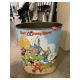 Vintage Disney World Trash Can